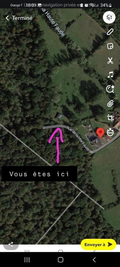 Wirwignes Chalet De La Haute Faude מראה חיצוני תמונה